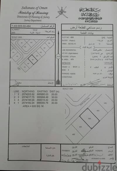 Land for Sale in Al Amerat and Salalah