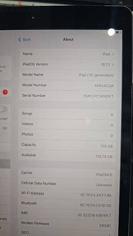 Tab Apple 7 4
