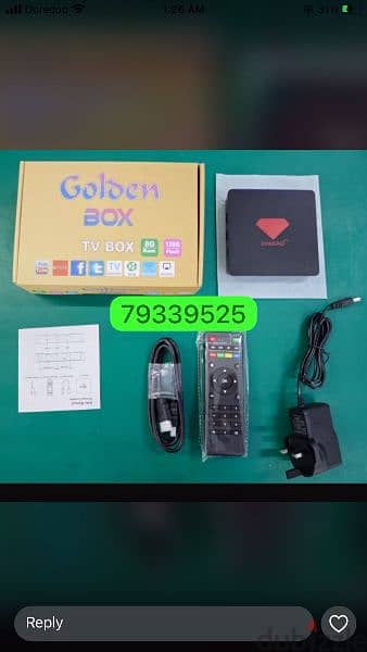 new WiFi android TV box all international live TV channel one year
