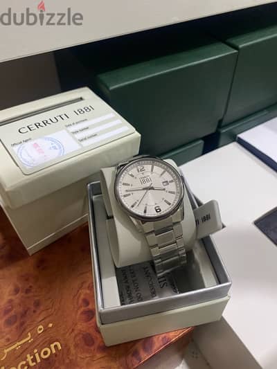 ساعة شيروتي جديده cerruti 1881