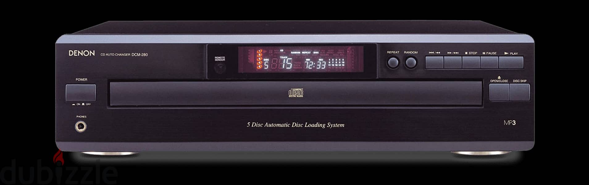 DENON -5Disc Automatic Disc Loading System with Original Remote 1