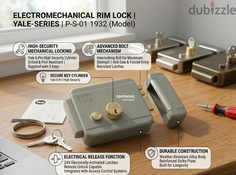 Electric Door Locks – China & Yale Brands + Installation Across Muscat 1