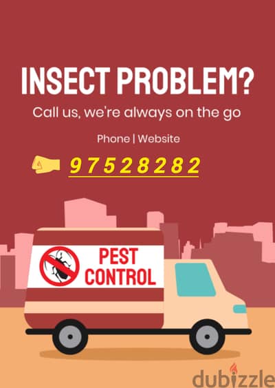 Pest Control service for Insects Cockroaches Besdbugs Spider Ants Lizard