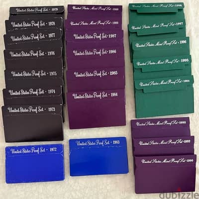 United States Mint Proof Coins Sets عملات أميركية