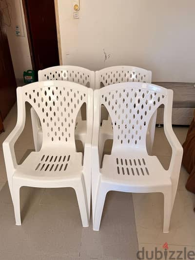Cosmoplast Chairs x 4