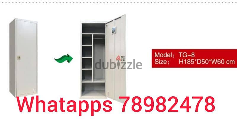 New metal single door cupboard 1