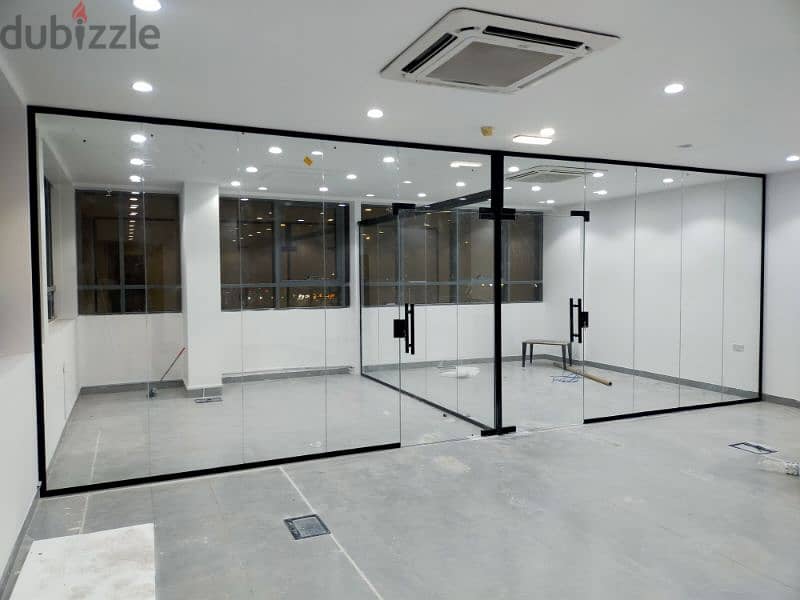 all type work glass partition  gypsum partition paint and carpenter 1