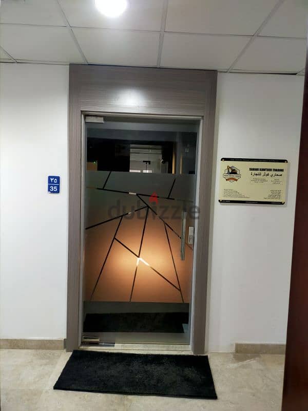 all type work glass partition  gypsum partition paint and carpenter 9