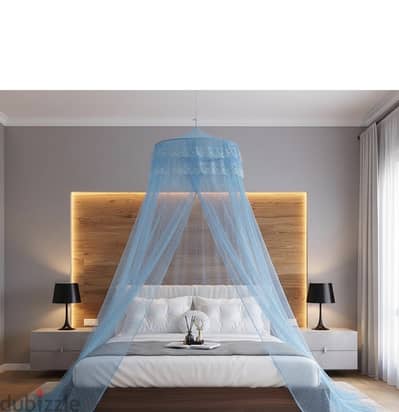 Net over double bed