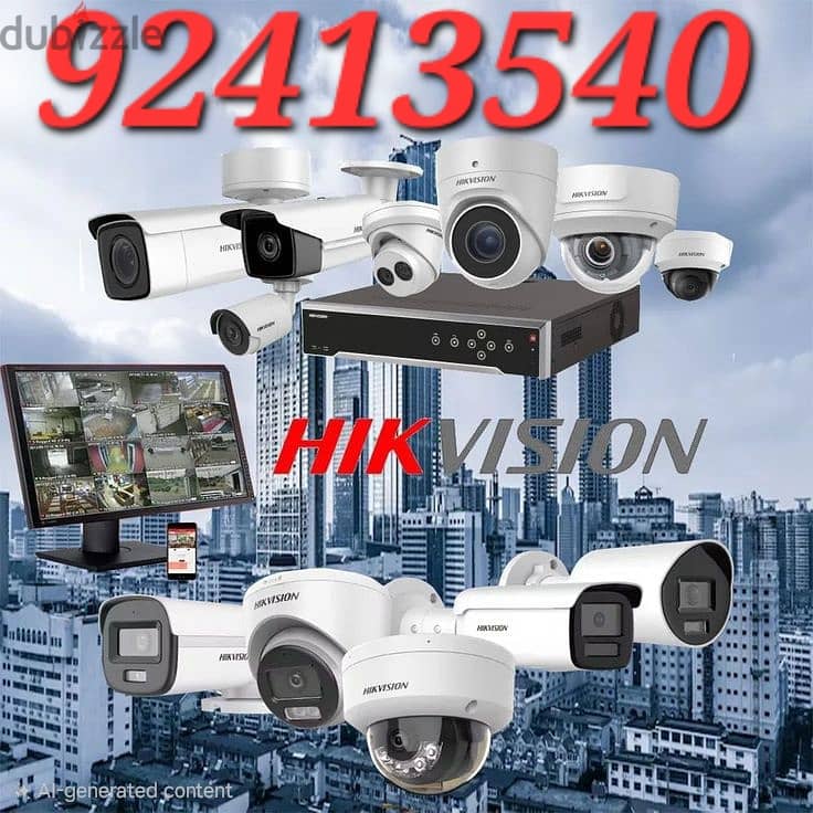 All type of CCTV Camera  Hikvision HD turbo 1080p  Ip camera HD 1