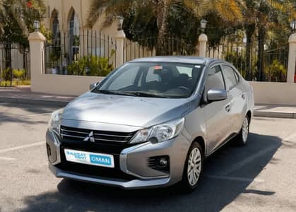 Mitsubishi Attrage 7 OMR Per Day! - Unlimited Kilometer - Saadat Rent a Car