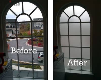 Frosted Window Privacy Film, Heat Resistance,Glass Tinted film