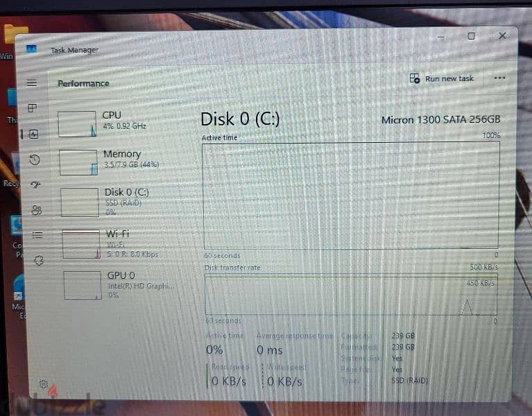 Dell 7270 i5 6th Gen 8gb ram 256gb ssd 6