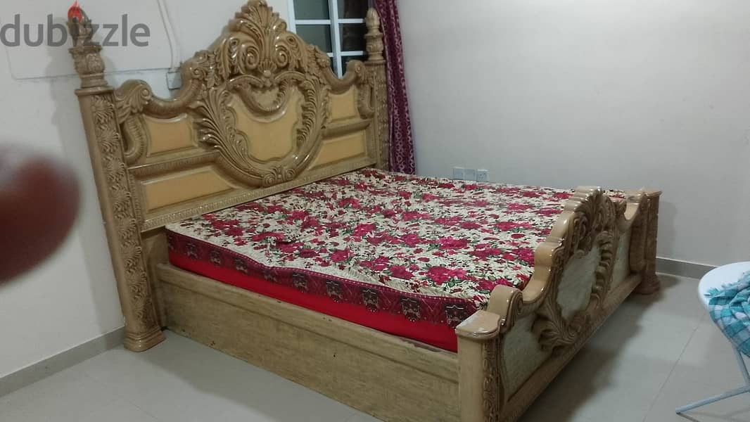 DOUBLE BED WITH MATTRESS 1
