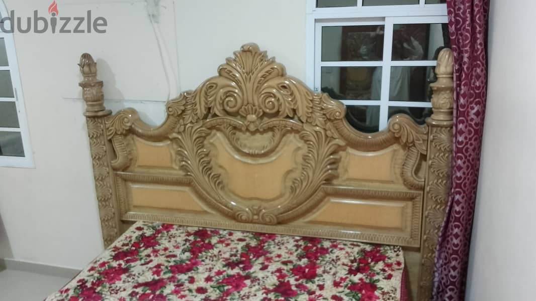 DOUBLE BED WITH MATTRESS 2