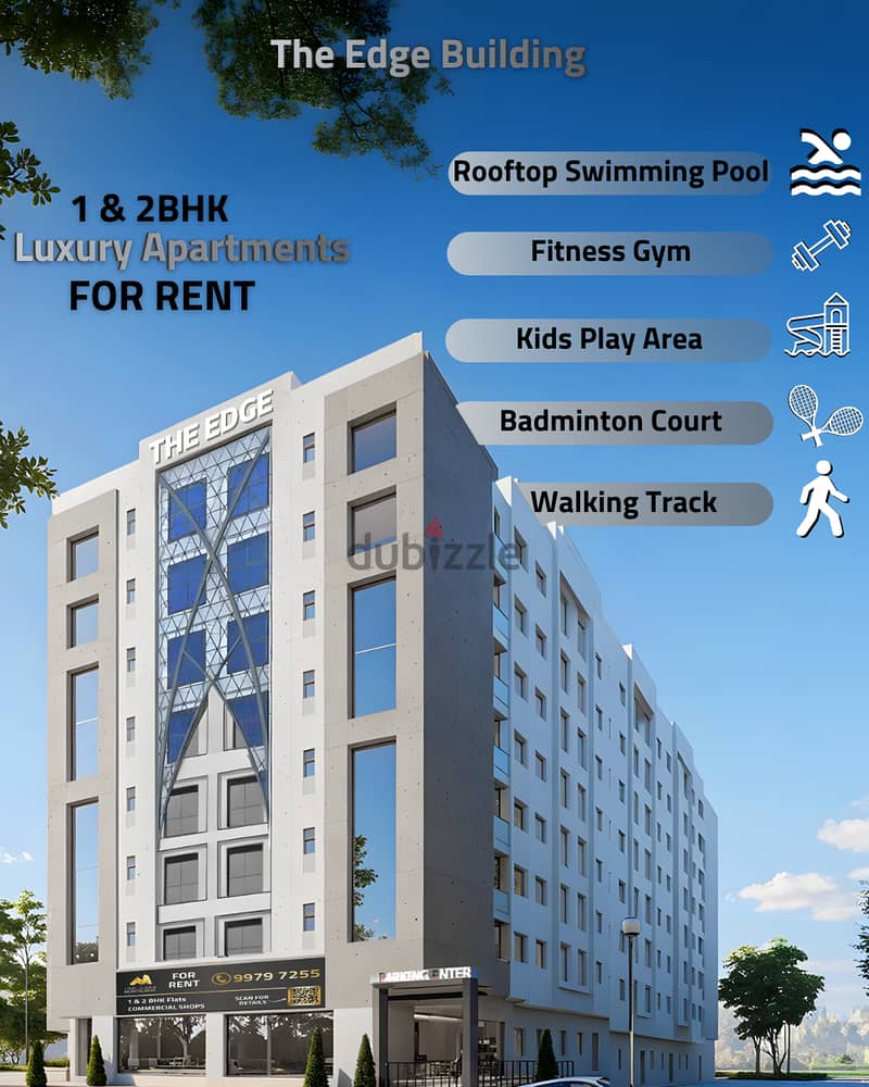 شقق فخمة للايجار | Brand New Luxury 2BHK flat@ The Edge–AlHamriya 1