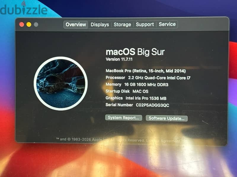MacBook Pro 15-inch Mid 2014 4