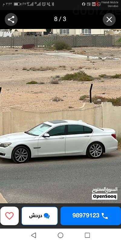 BMW 740 I Model 2010