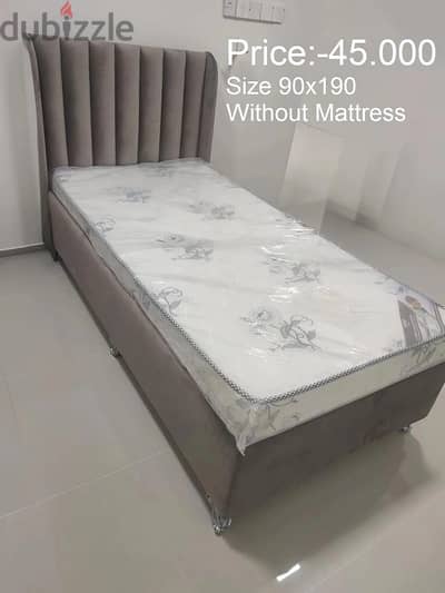 سرير مصنوع محلياً بدون مرتبة  Bed Local Made without mattress