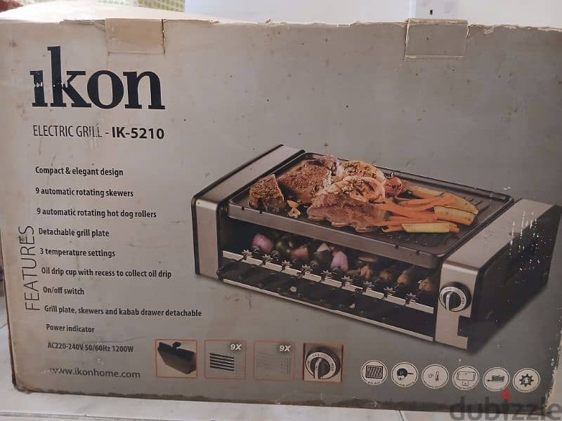 I Kon Electric Grill -IK-5210 3