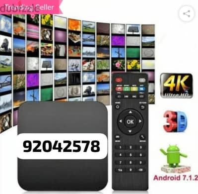 All world channel i have receiver internet I am technician