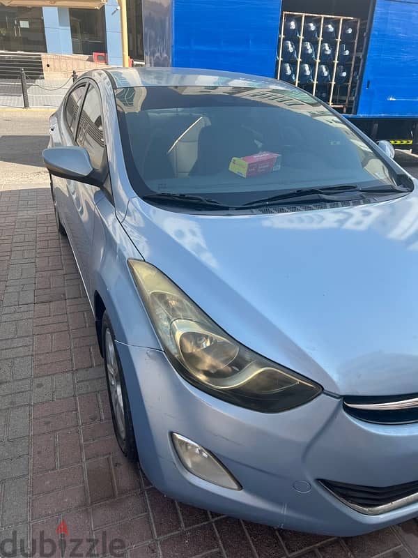 nice and clean Elantra for monthly rent in Muscat 2