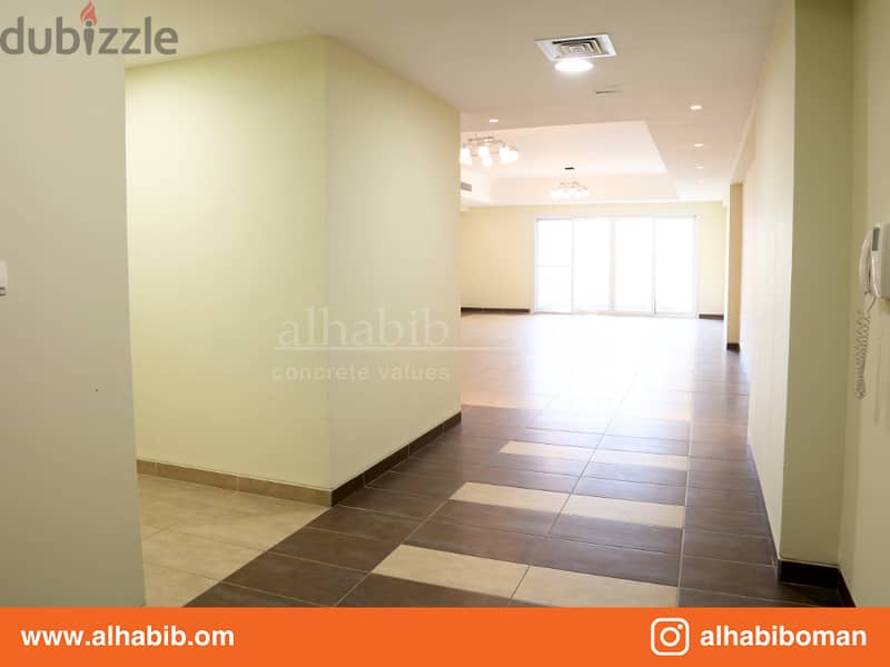 شقة ٣ غرف للإيجار في الغبرة 3BHK for Rent at Al Ghubra - Merbat Tower 3