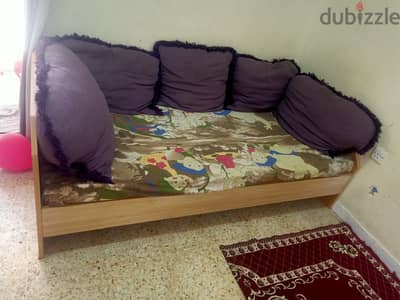 single bed with new matresss