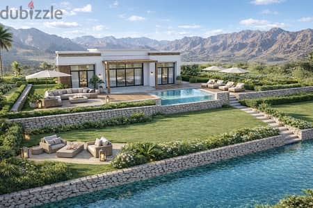 villa at the lagoon and beach, buy it in and get your life time Visa