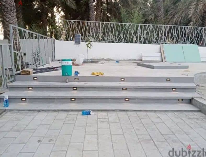 tiles  interlock and paint working 5