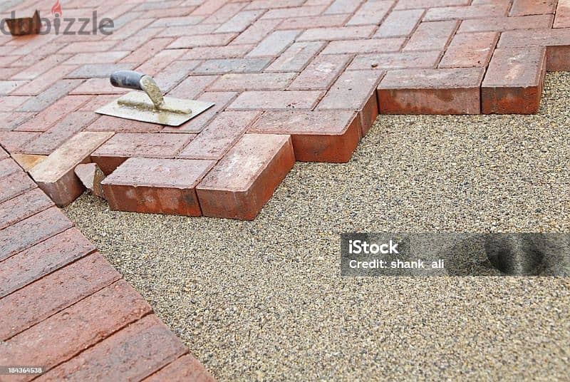 tiles  interlock and paint working 11