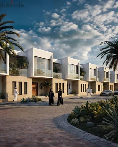 3 BR + Maids Room Freehold Courtyard Townhouse in Sultan Haitham City