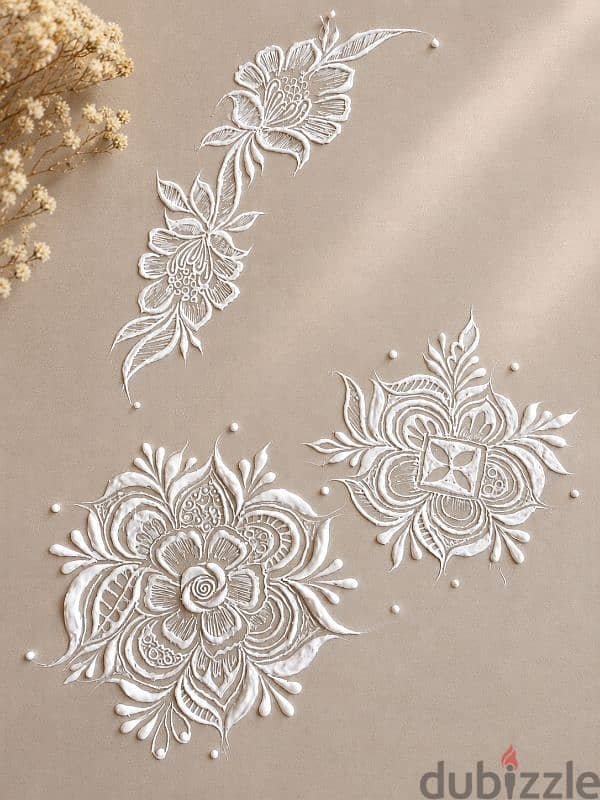 Arabic henna design 4