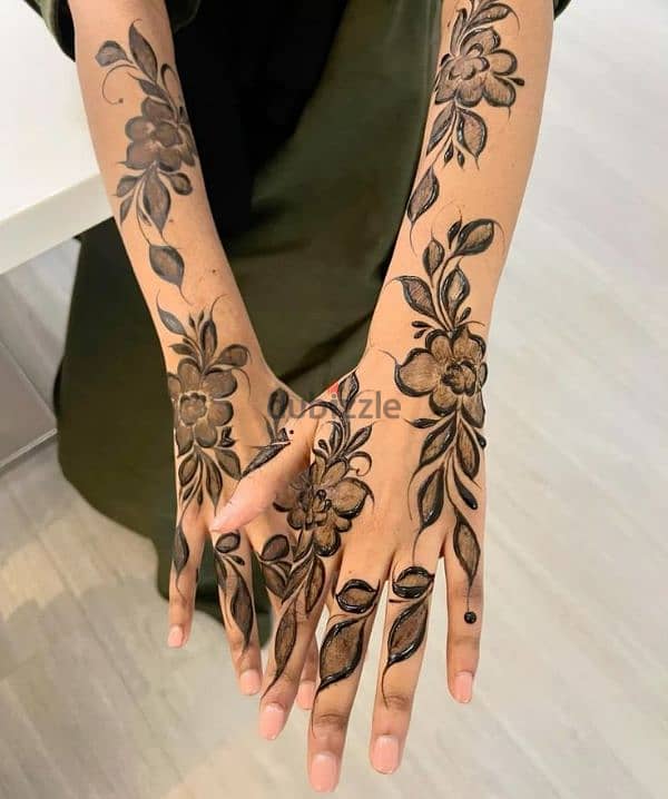 Arabic henna design 5