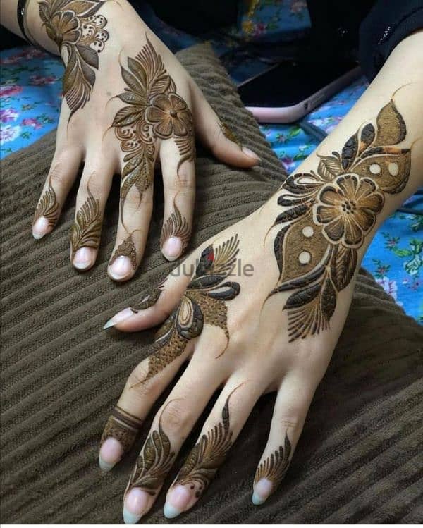 Arabic henna design 6