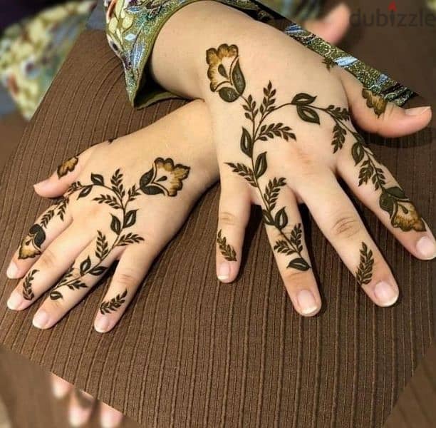 Arabic henna design 7