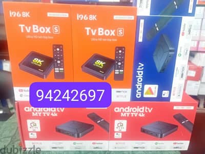 new smart android box all world counter TV channel one year subscri