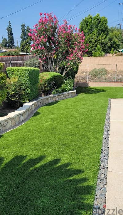 Artificial Grass available,Green Carpet, Pebbles Stones for Garden