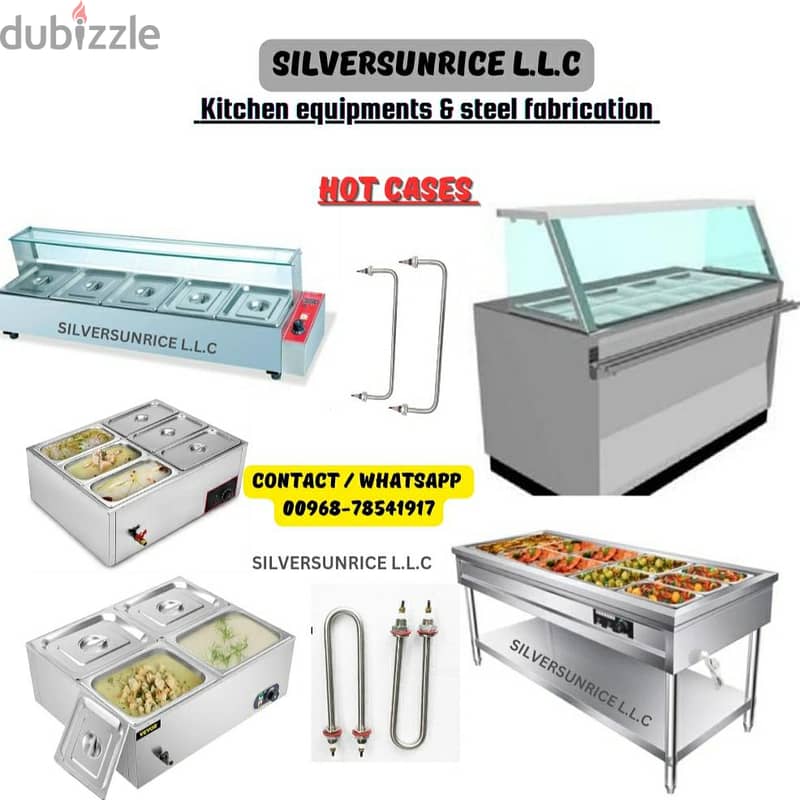 fabricating stainless steel bain Marie with over shelf 1