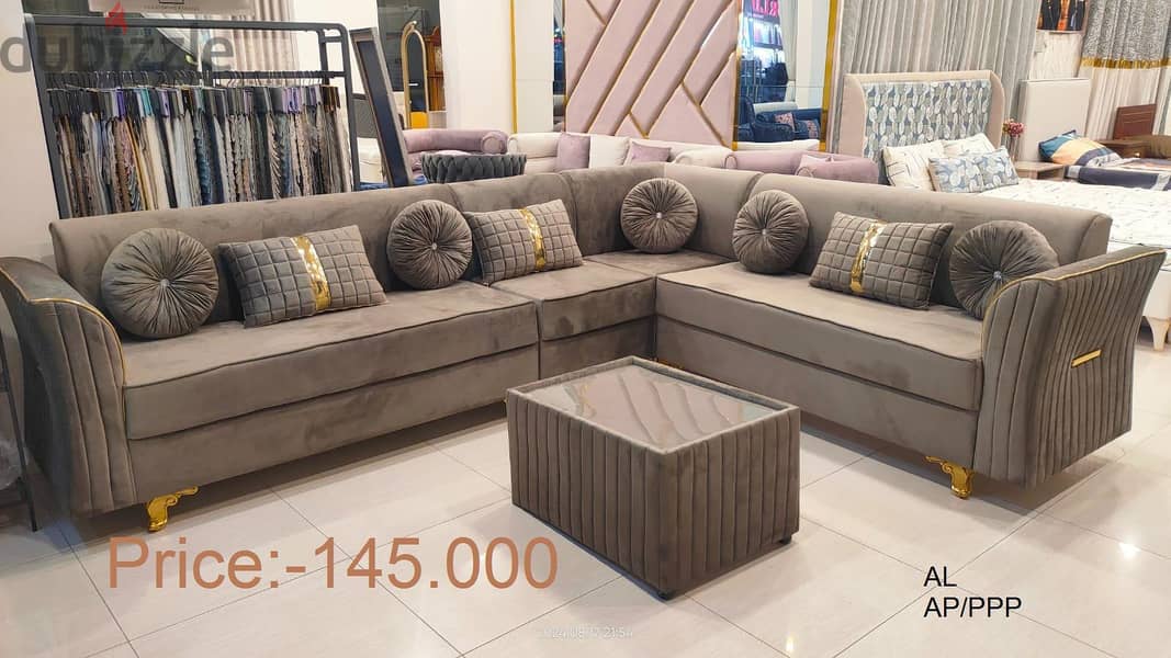 Sofa Set L Shape 5.5 Mtr (Brand New) 4