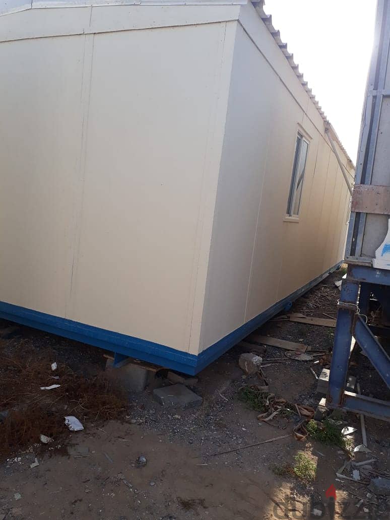 Refurbished plywood portacabin with 2 rooms and 2 toilets 5