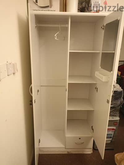white color Cupboard in good condition