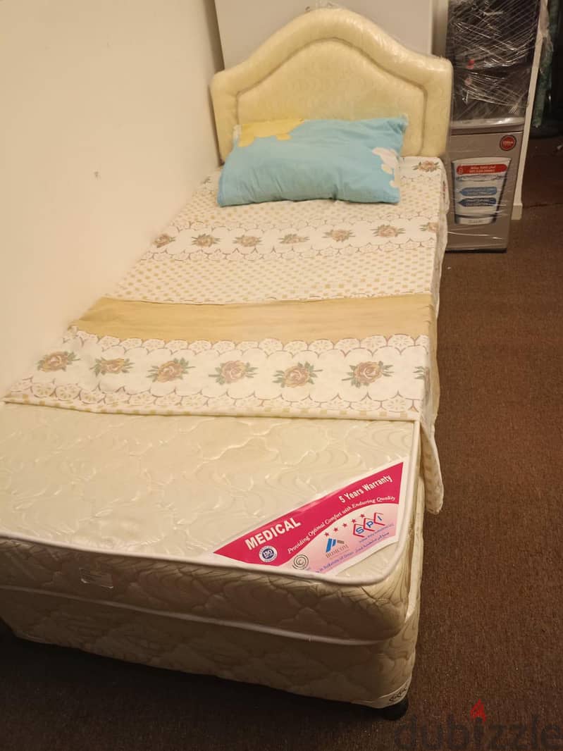 Single Bed with Raha Matress excellent condition 1