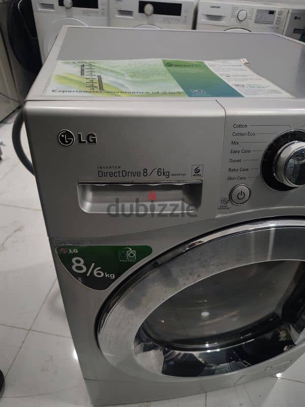 LG 8/6 kg washing machine for sale 94027590 4