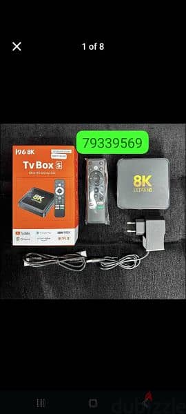 new WiFi android TV box all international live TV channel one year