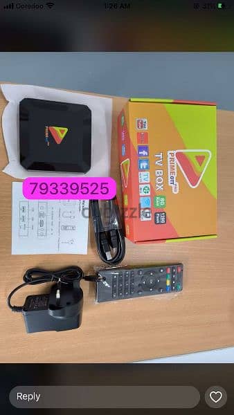 Prime Tv Setup Box with one Year Subscription.