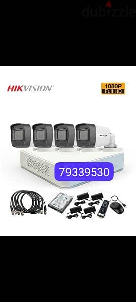 All type of CCTV Camera  Hikvision HD turbo 1080p  Ip camera HD