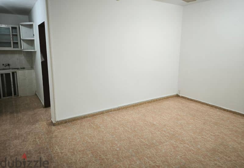 1Bed Room apartment with attached washroom, hall, kitchen 130 OMR/m 2