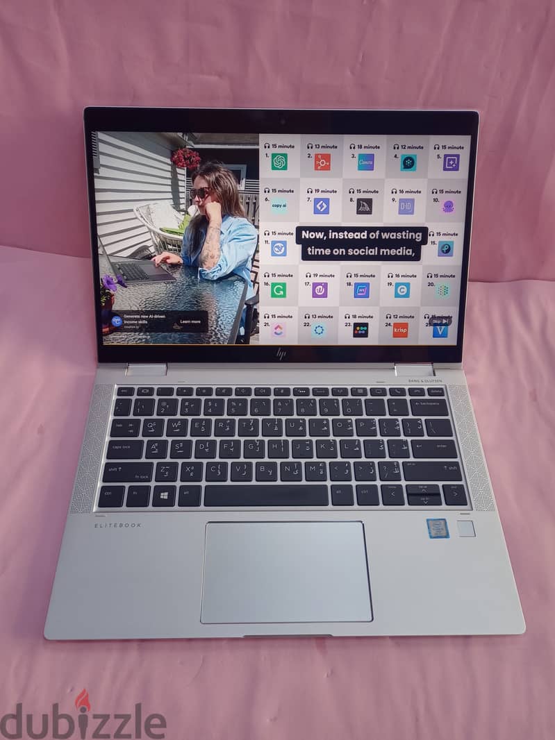 78426067  HP X360 TOUCH SCREEN CORE i5 16GB RAM 512GB SSD HP ELITEBOOK 1030 G3 8th GE 7