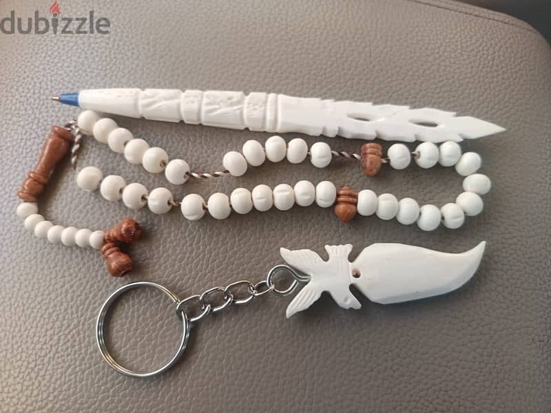 Handmade Beautiful Camel Bone Set 3